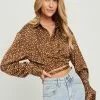 Calli Crop Wrap Shirt -Outlet Clothing Store calli 2152 0607926 1