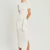 Calli Tie Midi Dress