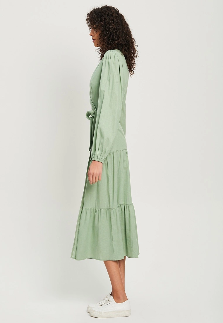 Calli Kat Ls Wrap Dress 4 Calli Kat Ls Wrap Dress - Image 2