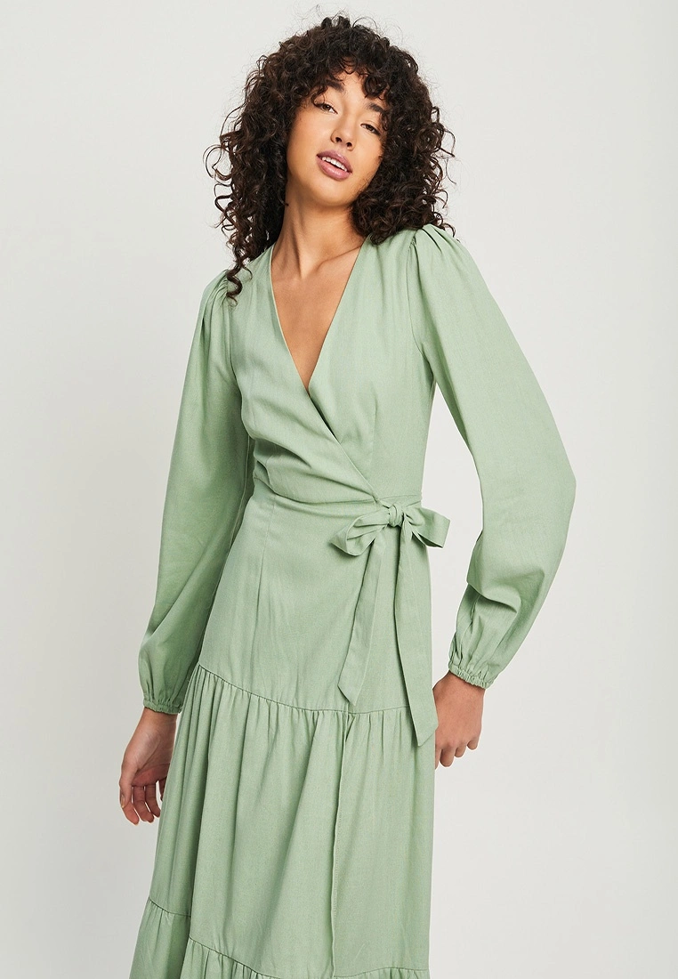 Calli Kat Ls Wrap Dress 6 Calli Kat Ls Wrap Dress - Image 4