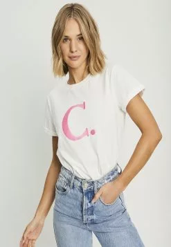 Calli C. Embroidered Tee