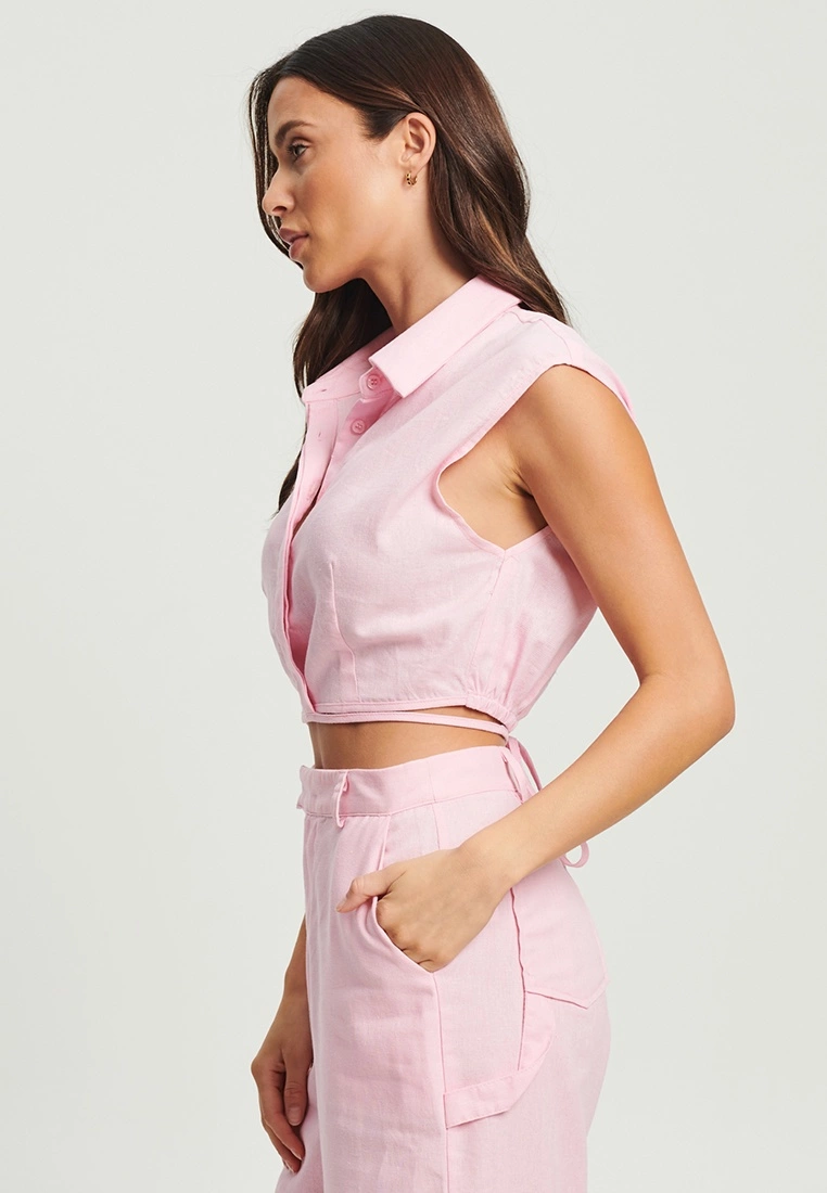 Calli Hana Wrap Shirt 4 Calli Hana Wrap Shirt - Image 2