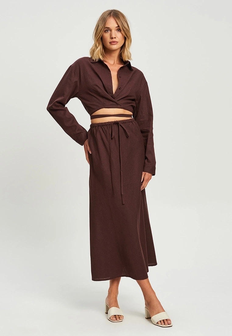 Calli Crop Wrap Shirt 7 Calli Crop Wrap Shirt - Image 5