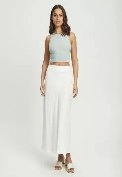 Calli Bias Linen Skirt