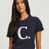 Calli C. Embroidered Tee