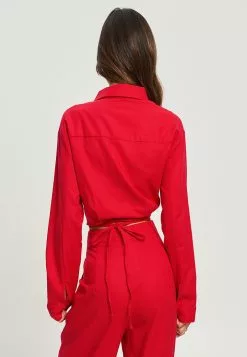 Calli Crop Wrap Shirt 10 Calli Crop Wrap Shirt -Outlet Clothing Store calli 8085 0118626 3