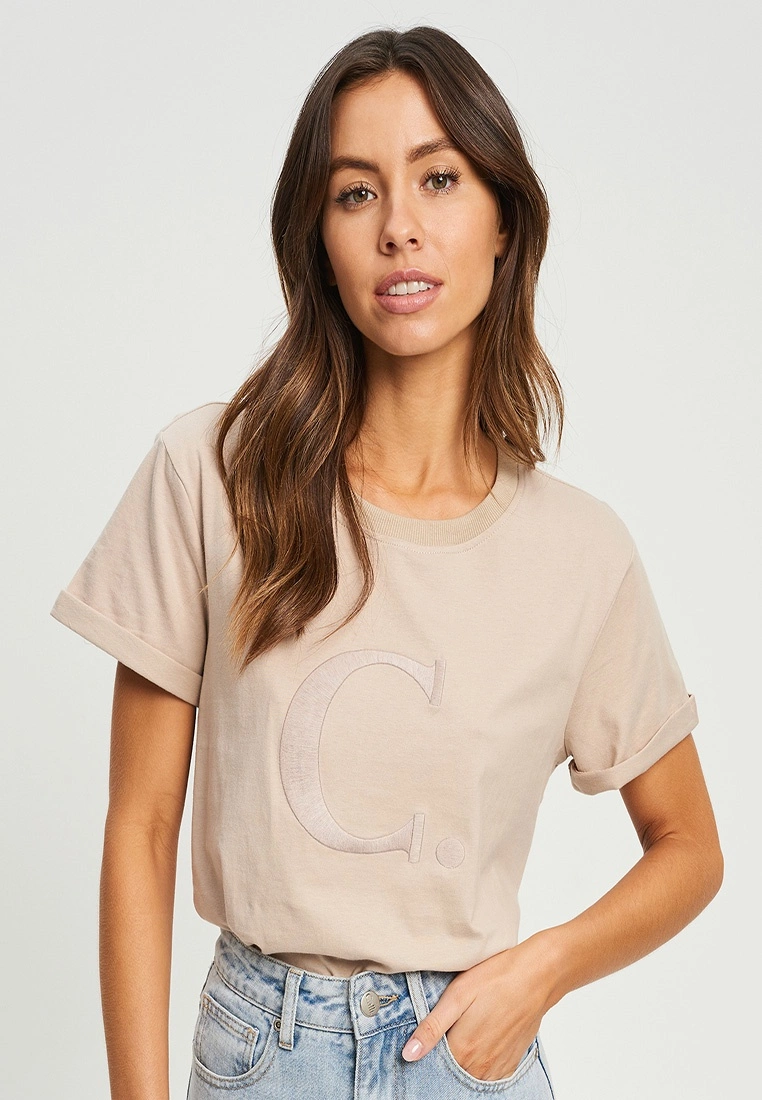 Calli C. Embroidered Tee 3 Calli C. Embroidered Tee